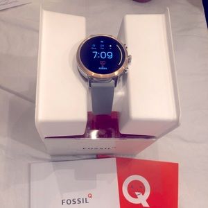 Fossil Gen 4 Smartwatch Venture HR Gray Silicone